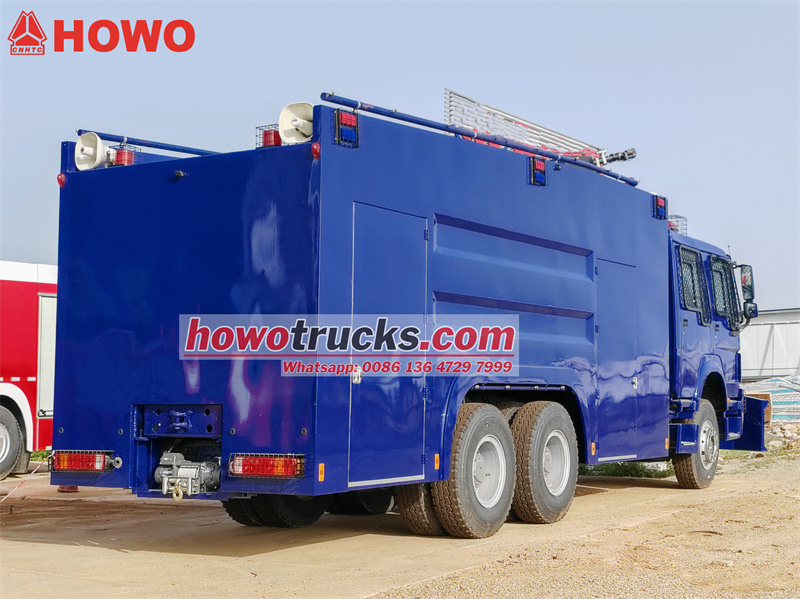 Howo Fire Water Cannon Riot Truck