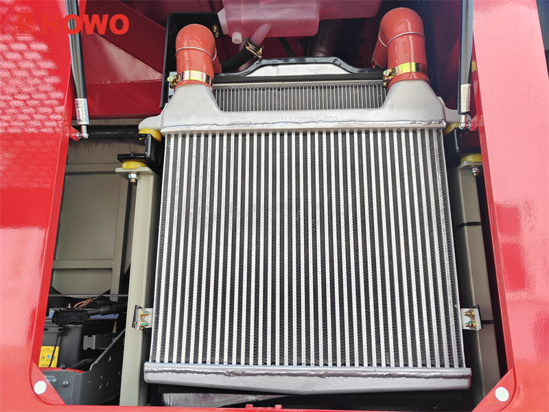 Howo street sweeper truck fan radiator