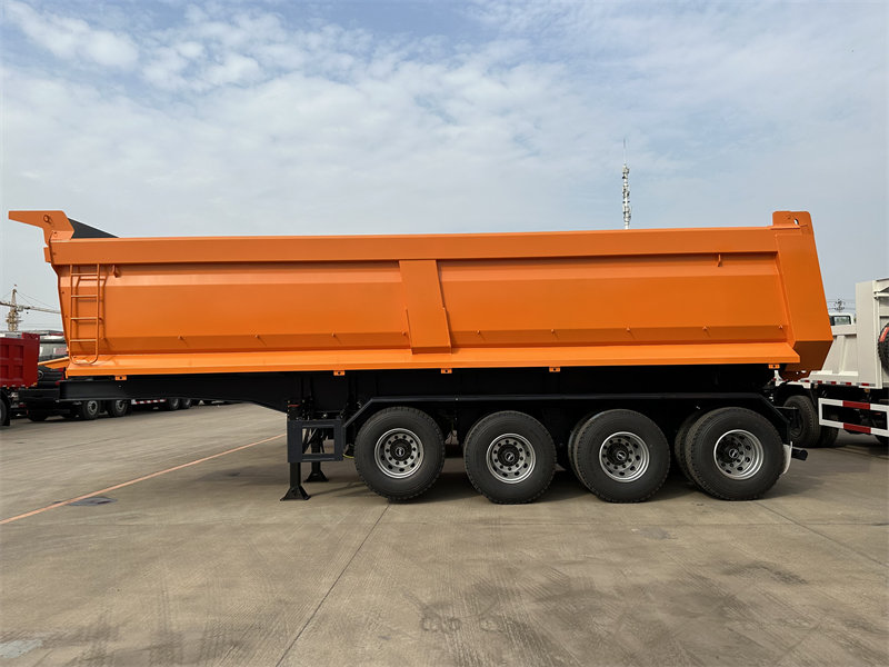 Heavy Duty 4 Axles Tipper Semi Trailer