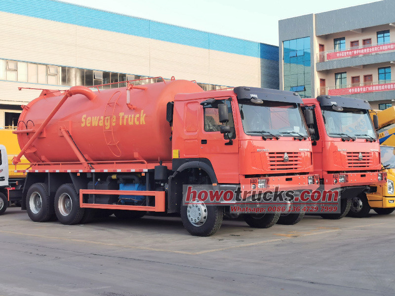 HOWO sewage trucks manufacturer