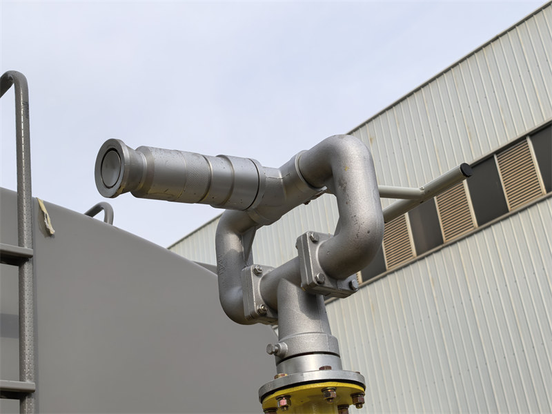 Rear platform mounted water cannon