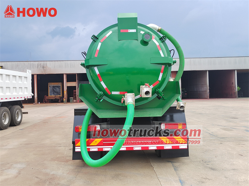 Sinotruk HOWO heavy duty 16cbm vacuum suction truck
