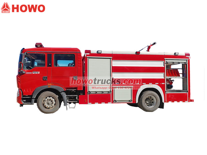 Howo fire foam tank truck 