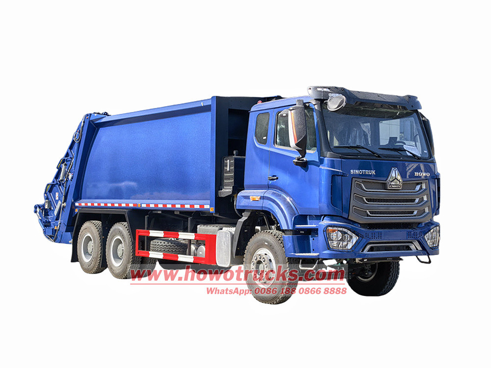 Howo NX 6X4 20cbm trash compactor truck