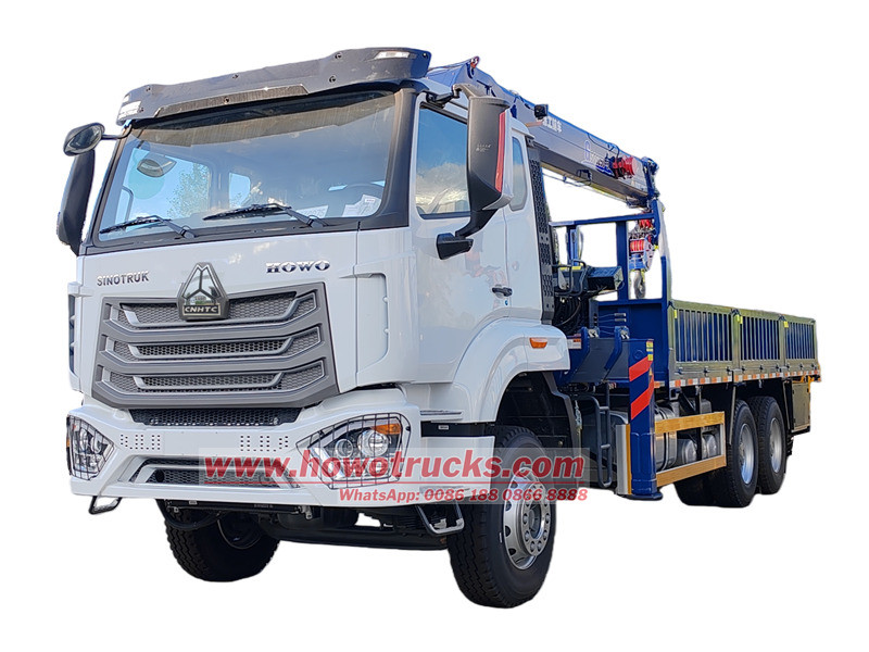 HOWO NX telescopic boom truck