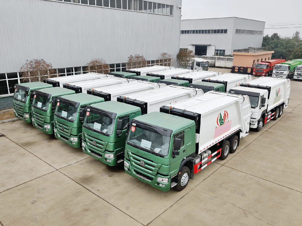 29 unit howo rear loaders export Africa Ethiopia