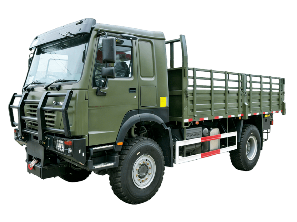 Howo 4x4-aangedreven vrachtwagen