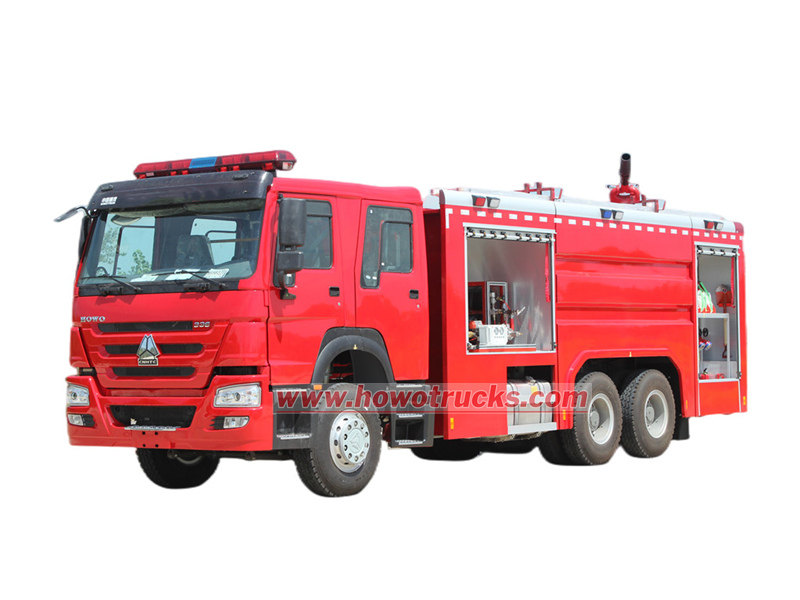 All About the HOWO Heavy Duty Dry Powder and Foam Fire Truck