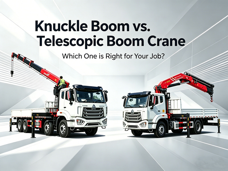 Telescoopkraan versus knikarmkraan: hoe kies je de juiste?